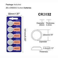 30pcs SONY Original CR2032 DL2032 3V Lithium Button cell Coin Battery Long Lasting for Watches 3