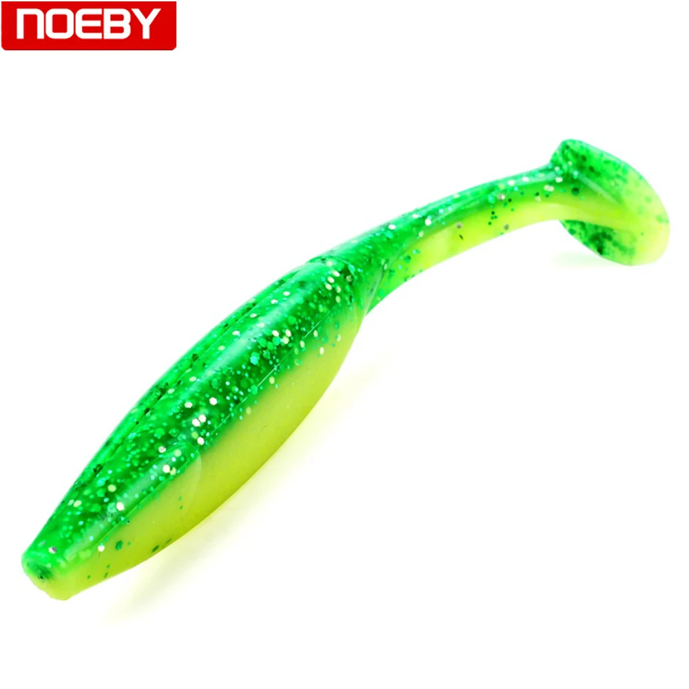 

NOEBY 4 шт. 12,5/15 см мягкие приманки для рыбалки силиконовые приманки рыболовные изделия S8019