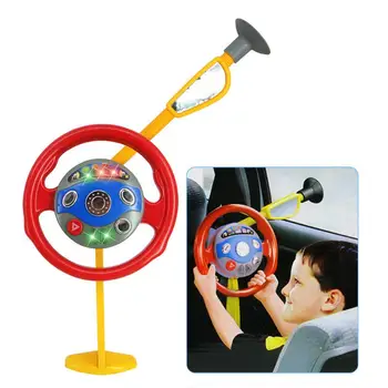 

Simulation Child Steering Wheel Toy Steering Wheel With Light And Music Baby Puzzle Toy Baby Driver Play House Toys