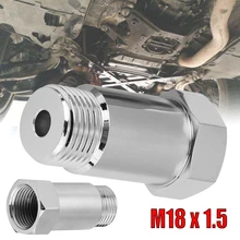 Sensor de oxígeno para coche, extensión de Sensor de oxígeno, espaciador, extensor M18x1.5 Bung adaptador CEL Fix, Φ45mm 02 O2, 1 unidad