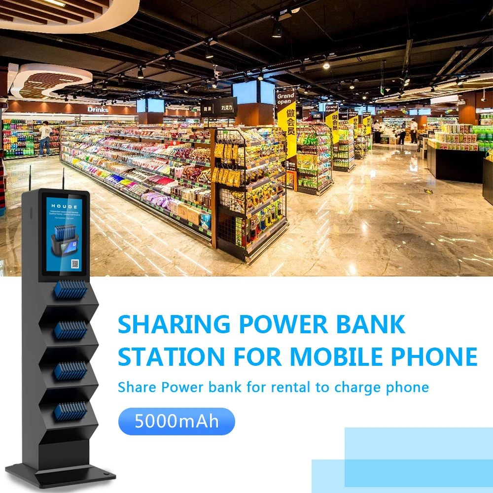 US $3.500.00 Sharing Power Banks Shared Powerful 5000mAhpcs 40pcs Vending Charging Station Sharing Power Bank Station For Mobile Phone
