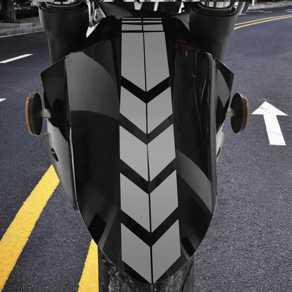Motorcycle Reflective Sticker Decoration fender for YAMAHA XV 950 RACER Kawasaki NINJA 250 300R Z250 Z300 VERSYS 300X