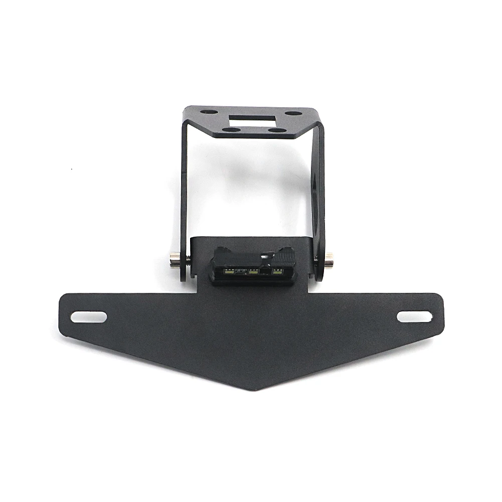 Motorcycle Rear License Plate Mount Holder and Turn Signal Light For Kawasaki Ninja400 18-19 Ninja 400 Stainless Steel