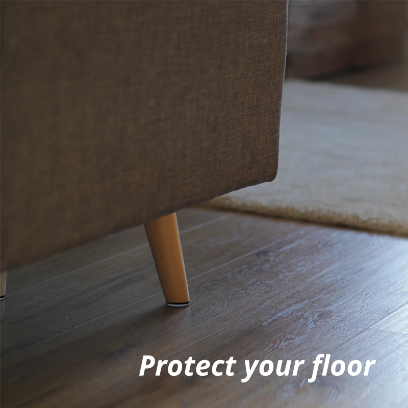 Rubber Anti-Vibration Chair and Table Leg Protectors - Durable, Wear-Resistant, Mute Pads