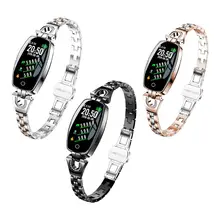 H8 Waterproof Smart Bracelet Women Sports Heart Rate Blood Pressure Monitor Watch Fitness for iOS and Android Systems