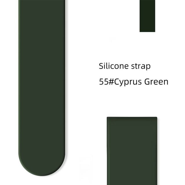 Sport Silicone WatchBand For Watch 6 5 SE 38mm 40mm 42mm 44mm Bracelet For W26 W46 W66 HW12 T500 Watch Strap Accessories