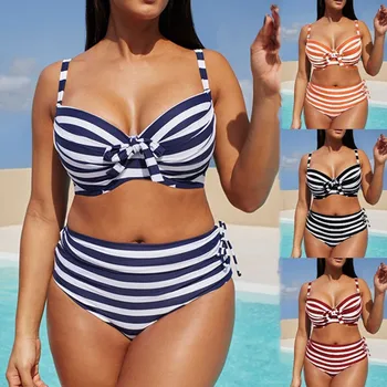 

Womens Swimsuit Swimwear Women Plus Size Women's Two-piece Swimsuit Bikinis Woman Swimsuit Female Separate Large Size S-XXXL