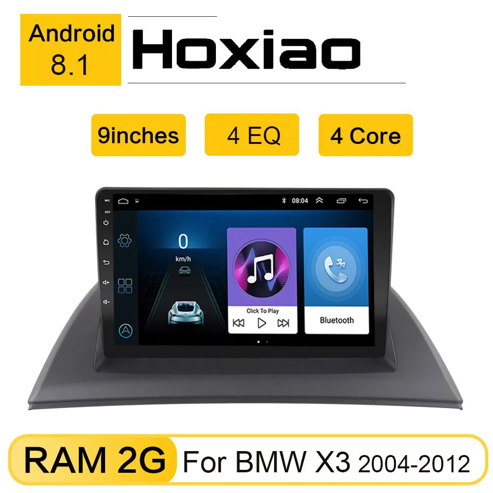 9 &quot2din Android 8 1 GO автомобильный радиоприемник навигация WIFI плеер для BMW X3 E83 2.0i 2.5i 2.5si