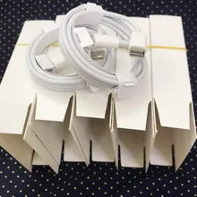 10 pçs/lote PD De Carregamento Cabo USB C Para 12 11 Pro Max Tipo De Cabo de Dados Do Telefone C Carga Rápida para USB-C Núcleo nova caixa