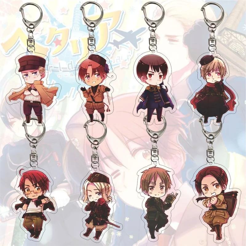 APH Axis Power Hetalia Dover Religious Keychain Keyring Strap Cosplay Gift Be 