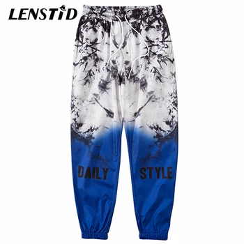 

LENSTID Hip Hop Gradient Color Jogger Pants 2020 Streetwear Men Harajuku Sweatpants Spring Summer Track Pant Soft Harem Trousers