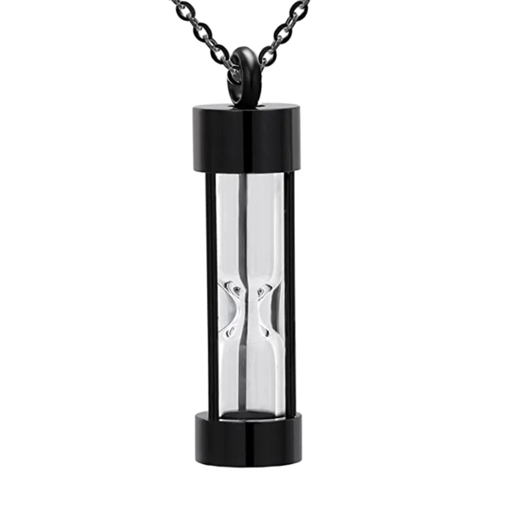 Time Memory Hourglass Glass Cremation Jewelry Urn Necklace for Ashes Pendants Cremation Jewelry Keepsake Memorial 6