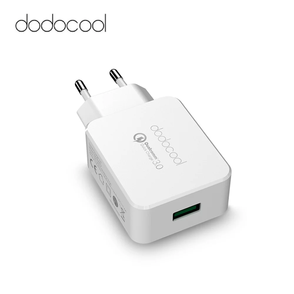 Dodocool Быстрая зарядка 3 0 18 Вт USB Сетевое зарядное устройство для устройств с