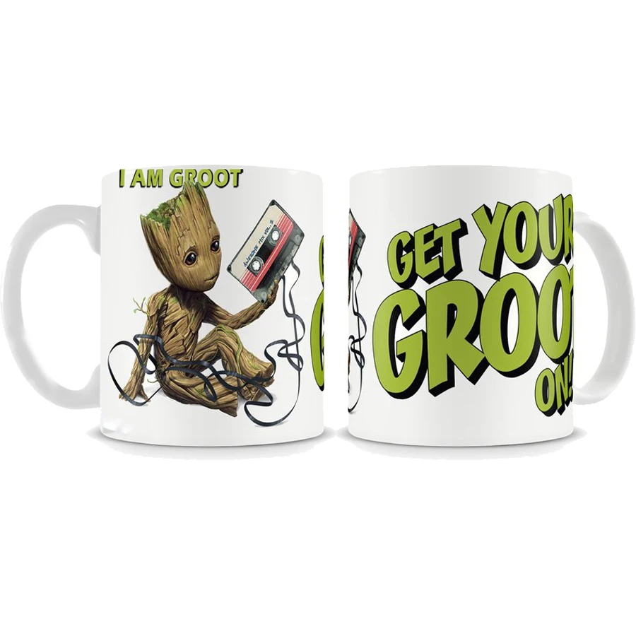 Новинка, кружка для детского грута, I Am Groot, получите ваш Грут на кружке, 11 унций, керамическая офисная кофейная кружка, подарок, чашка для молока, Прямая поставка