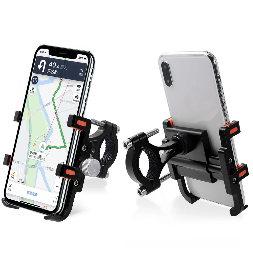 360 Вращающийся алюминиевый сплав Кронштейн для мобильного телефона gps кронштейн для мотоцикла, электрического трицикла, внедорожника, ATV, велосипеда
