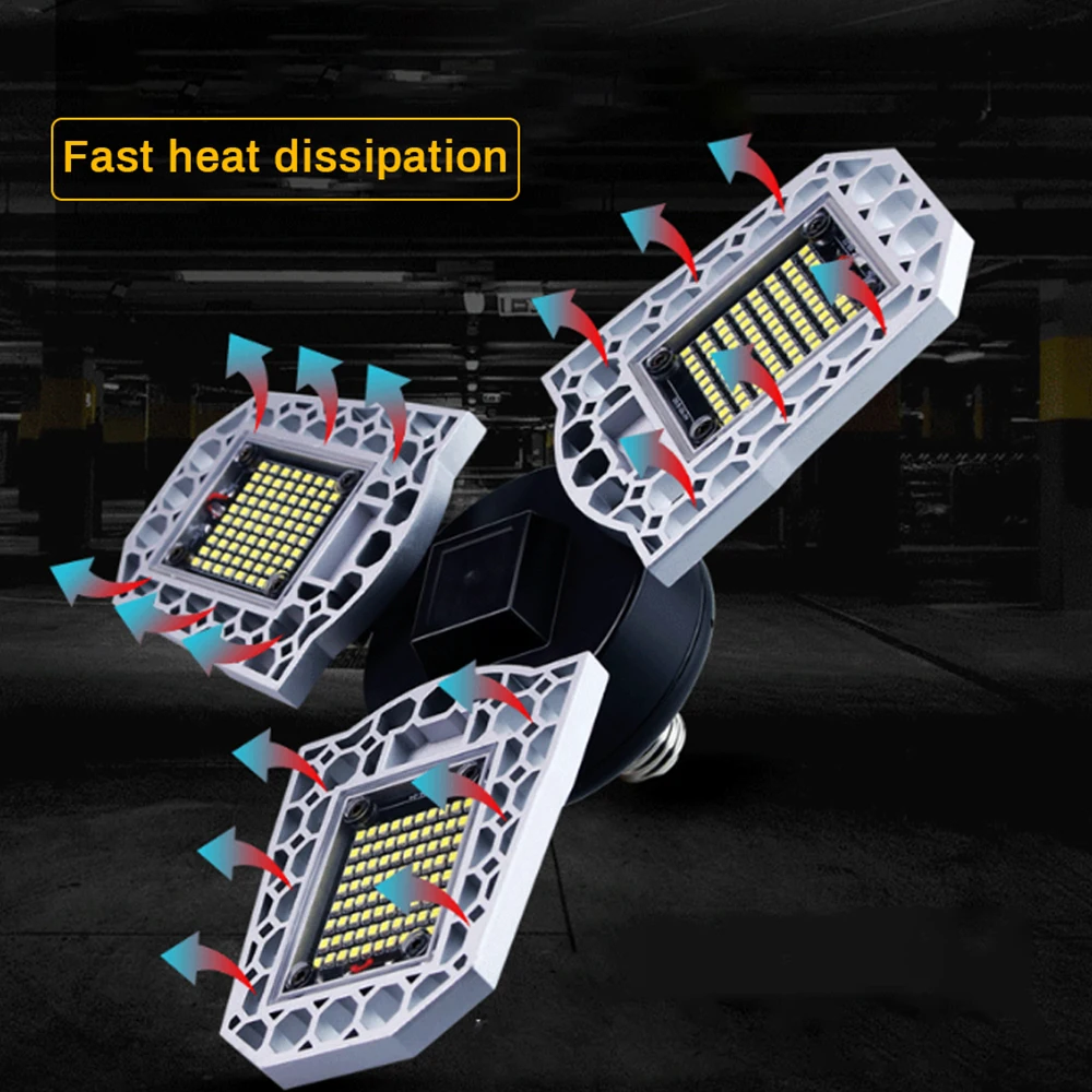UO светодиодный светильник для гаража AC 110 277V E26/E27 60W 80W 100W гаражный