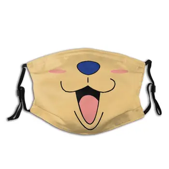 

One Piece Smile Chopper Adult Reusable Mouth Face Mask Pattern Anti Dust Protection Mask Mouth Muffle with Filters