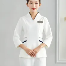 Косметолога рабочая одежда Женская Осень Зима медицинский салон техник одежда салон красоты высококлассная одежда для управления кожей