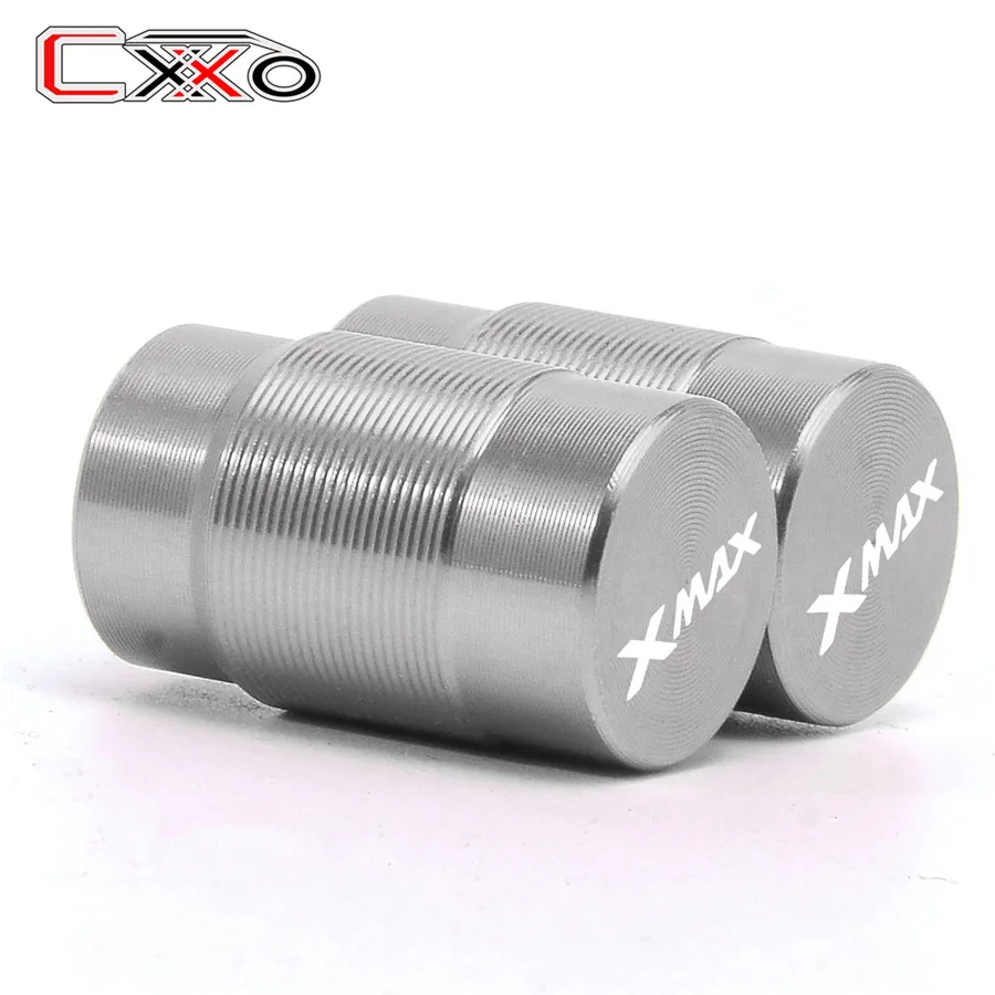 Titanium Для Yamaha XMAX 125 250 400 XMAX300 Аксессуары для мотоциклов кожух cnc вентиль шины колеса стволовых воздухонепроницаемые крышки Кепки - Цвет: Titanium