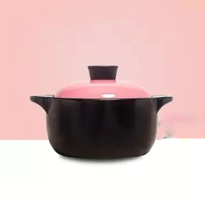 Керамическая кастрюля, кастрюля, плита, суповая газовая Бытовая Керамическая каменная кастрюля, огнеупорная термостойкая высокотемпературная банка, суповая каша, горшок - Цвет: 2000ml