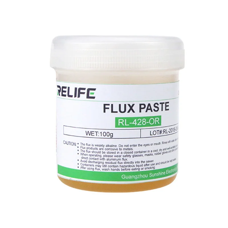 

100g High Quality Solder Paste Flux RL-428-OR High Viscosity Imported Rosin Welding Flux for Phone BGA SMD PCB Reballing Tools