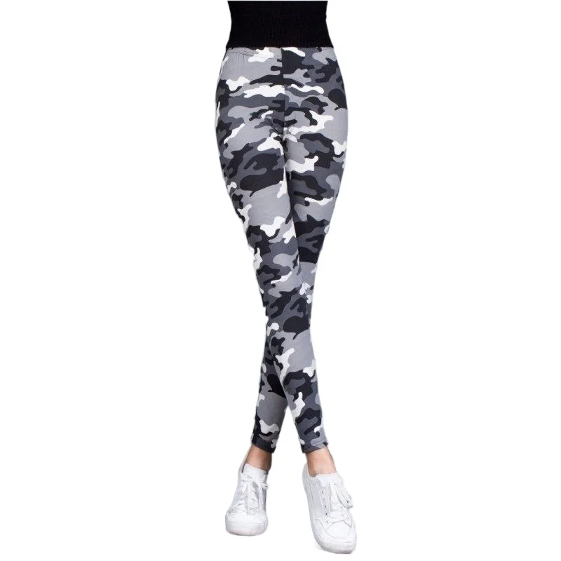 

Sport Women Fitness Army Green Workout Pants Gray Blue Camouflage Printed Leggings Polyester Skinny Leggins Push Up Sexy Jegging