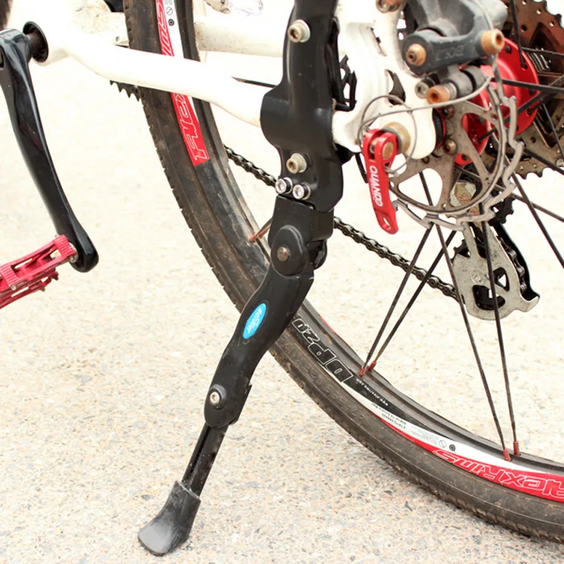 

Kw25 Aluminium Alloy Bicycle Kickstand Mountain Bike Side Support Foot Stool Side Steps Adjustable Display Parking Rack