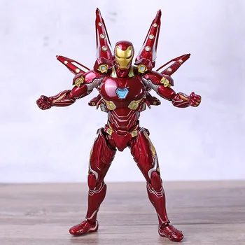 

Marvel Avengers Endgame Iron Man MK50 Nano Weapon Set 2 SHF PVC Action Figure Collectible Model Toy