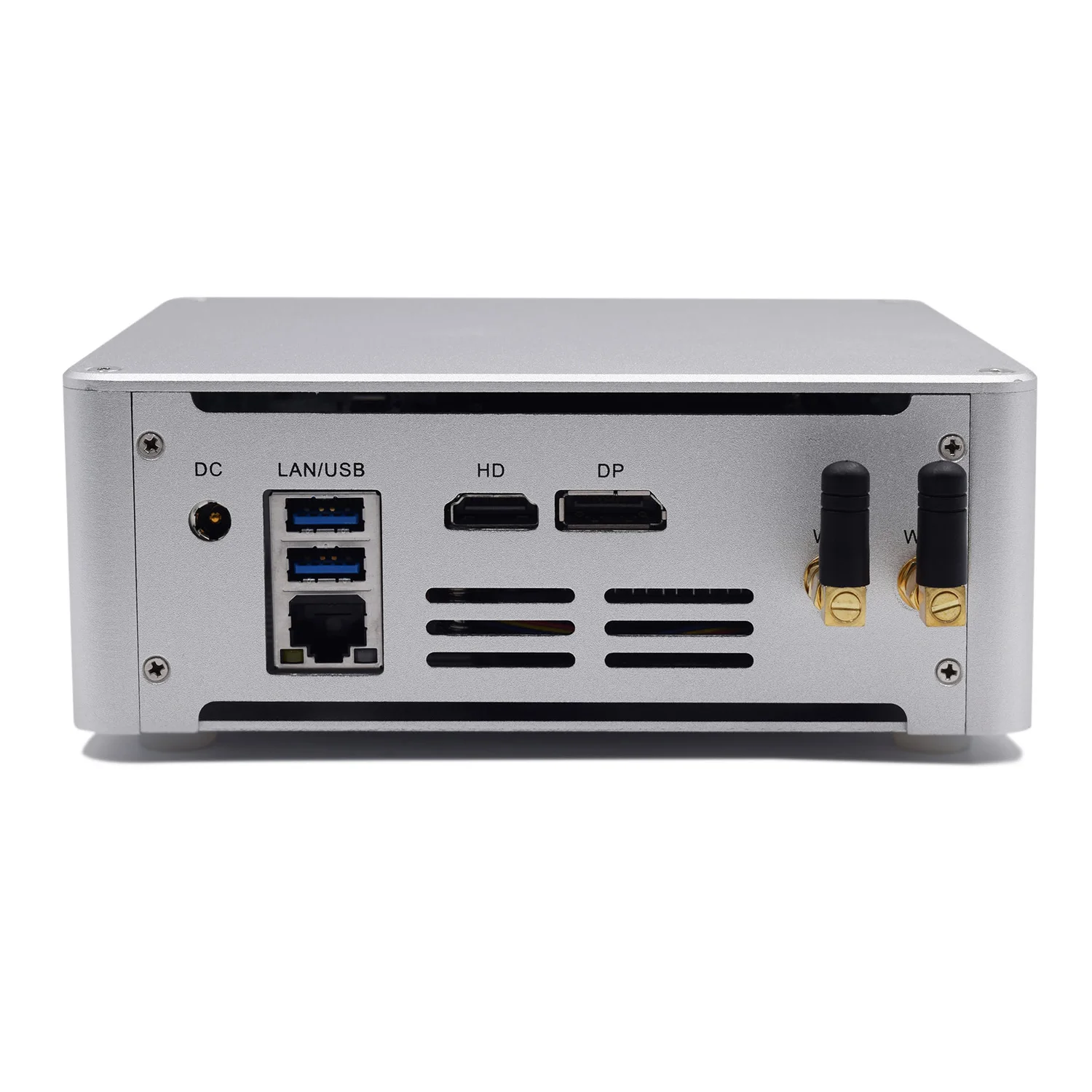 HYSTOU Intel core mini computer quad core i5 i7 business pc desktops with fashion white rugged case as gaming office pc