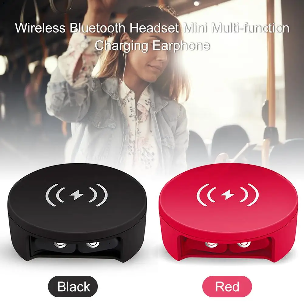 Новые TWS беспроводные Bluetooth наушники 5,0 мини многофункциональные наушники 2600 мАч 8D стерео бинауральная HD гарнитура для звонков