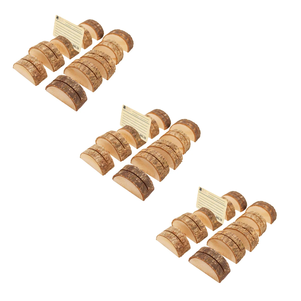 30 комплектов/партия деревянный блок держатель для карт номер стола Подставка