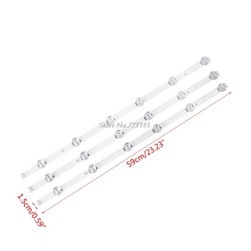 3 шт./компл. светодиодный Подсветка полосы 6 лампа светильник бар для Lg 3" ТВ 32LB5800-UG 32LB5610 и Прямая поставка