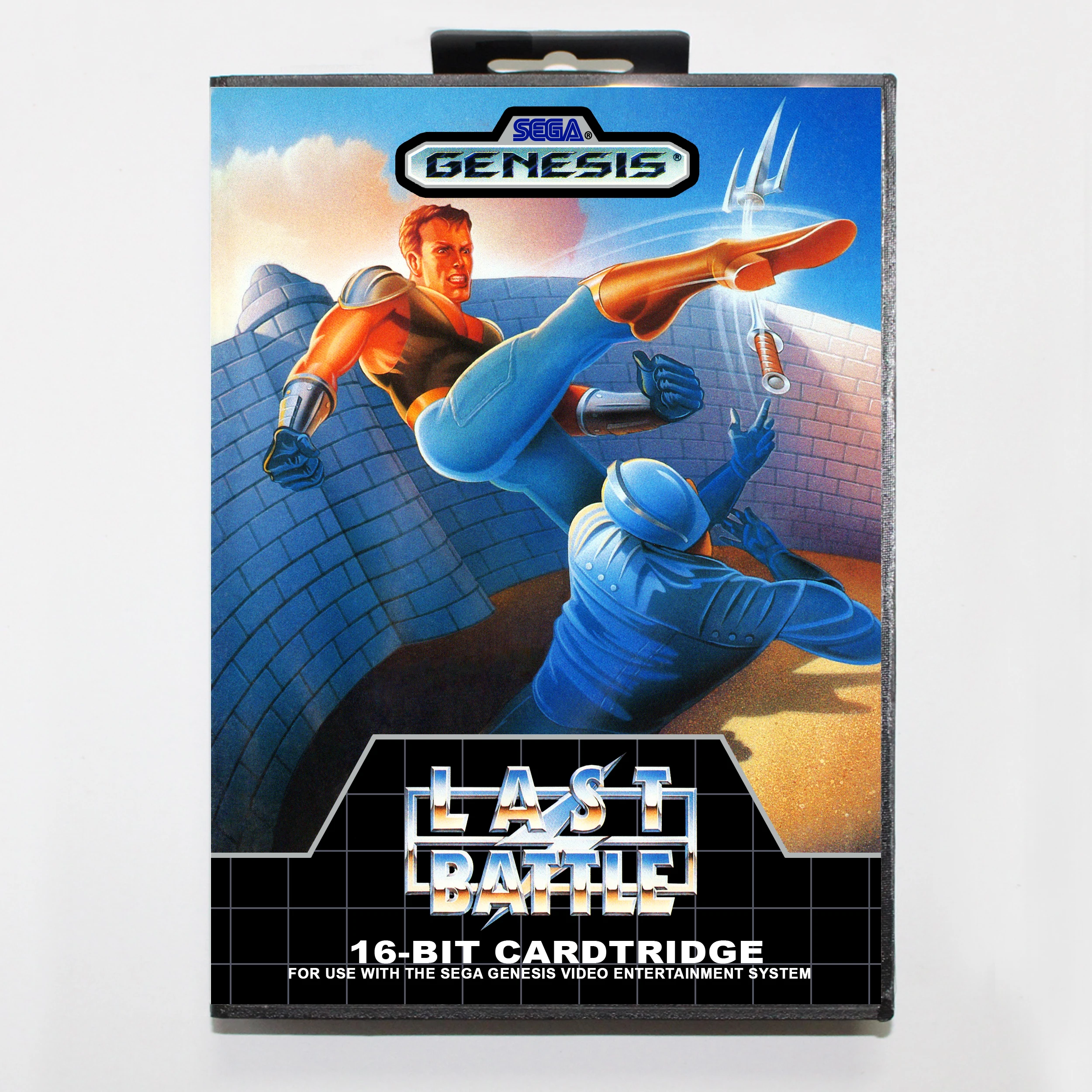 Последняя Битва с розничной коробкой 16 бит MD игровая карта для sega Mega Drive/Genesis