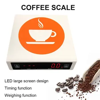 

Coffee Scale Portable High Precision LCD 3/5kg 0.1g Electronic Drip Coffee Scale With Timer Digital Kitchen V60 barista tools
