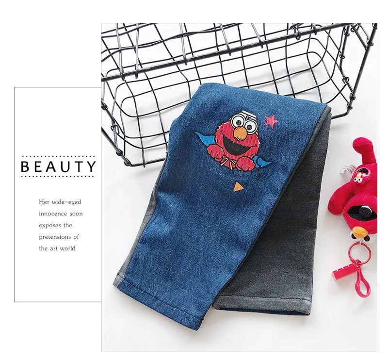 Childrenswear Autumn New Products BOY'S Korean-style Joint Fashion Cowboy Trousers Girls Western Style Versatile Jeans Fash