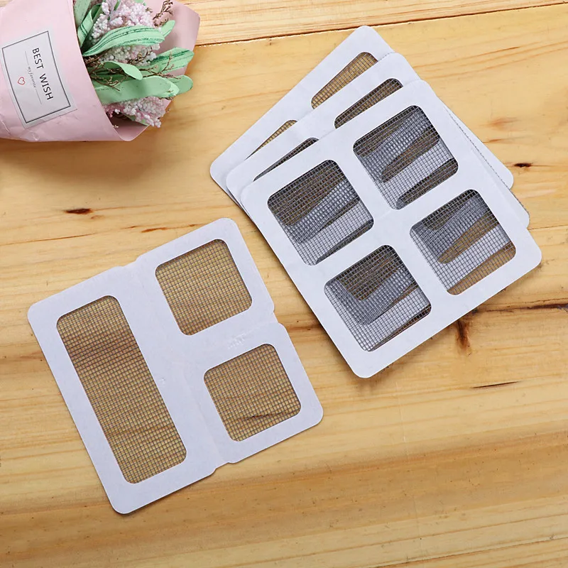 

1-10pc/pack Window mosquito Screens Repair Patch Self-adhesive diy Partition outdoor Insect FIy Bug Curtains Shielding Protector