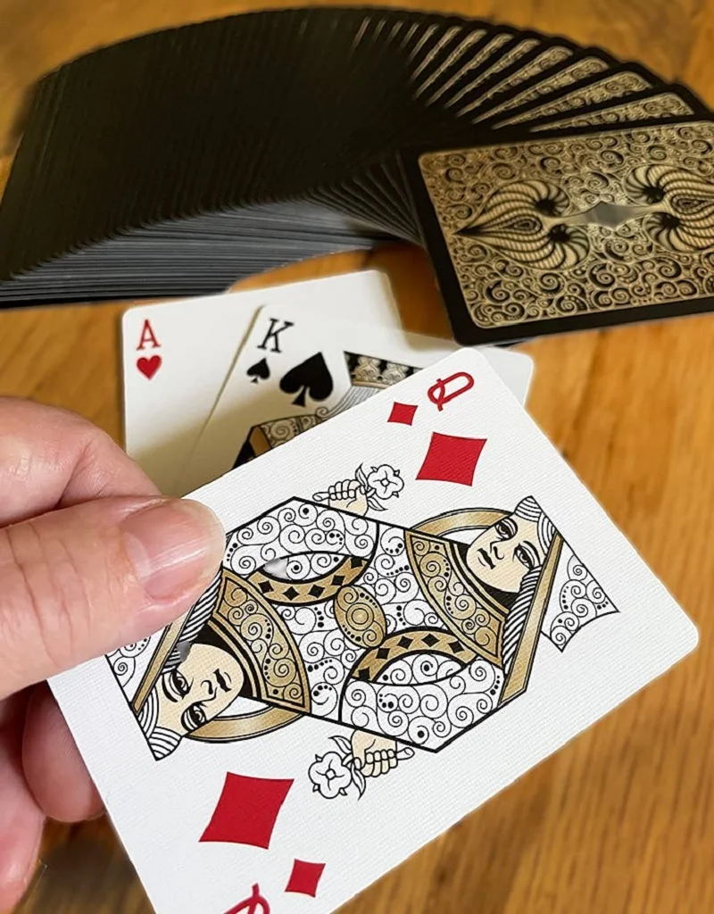 Bicycle Aureo Black Playing Cards Magic Card Games Magic Tricks Props|Card  Games| - AliExpress