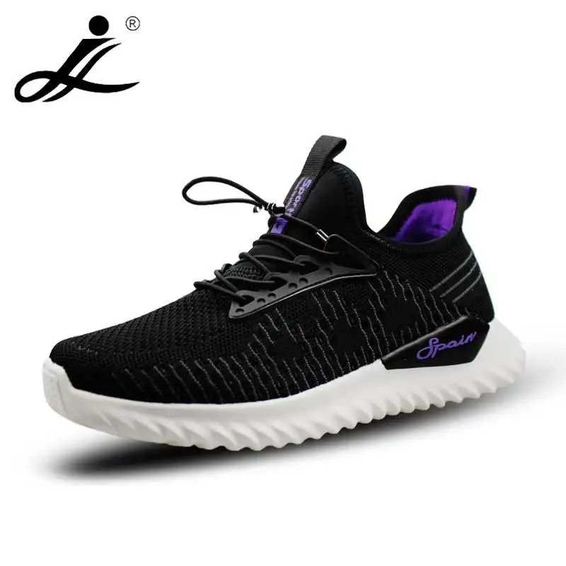 

Fly Woven Athletic Shoes Women's 2019 New Style Autumn Sports Footwear Breathable Mesh Running Shoes