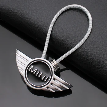 

3D Metal Car Styling Emblem Keychains Key Rings For BMW MINI Cooper One S R50 R53 R56 R60 F55 F56 R58 R59 car Accessories