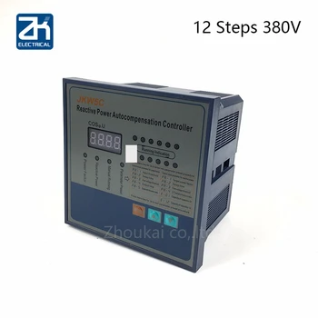 

JKW5C JKL5C power factor 380v 12steps Reactive power automatic compensation controller capacitor for 50/60HZ