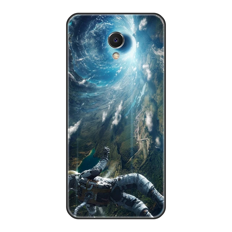 Soft TPU Case For Meizu M2 M3 M3S M5 M5C M5S M6 M6S M6T Black Star Space Silicone Phone Cases For Meizu M6 M5 M3 M2 Note Cover