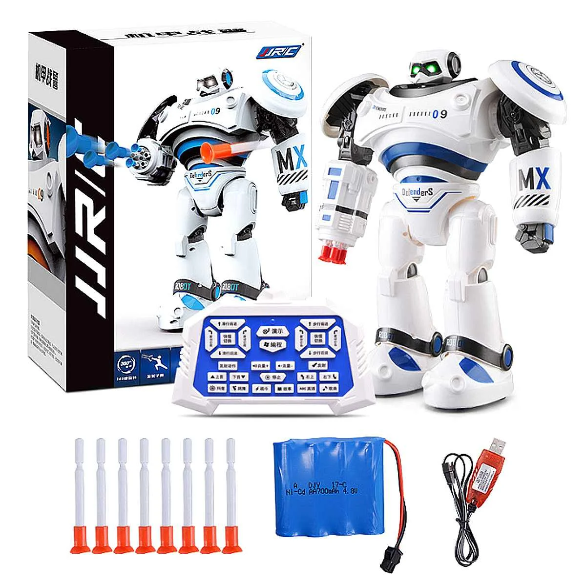 RC Robot AD Polices Files Programmable Combat Defenders Intelligent RC Robot Remote Control Toy for Kids RC Robot AD Polices Files Programmable Combat Defenders Intelligent RC Robot Remote Control Toy for Kids