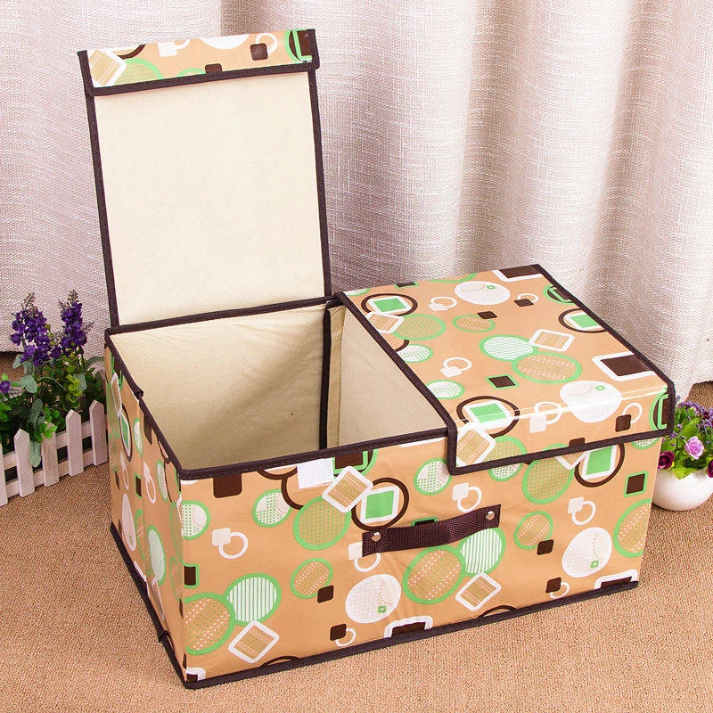 

Fashion Double Lid Waterproof Underwear Storage Box 2 sizes Clothes Packing Box Organizador Cajones Bra Socks Finishing Boxes