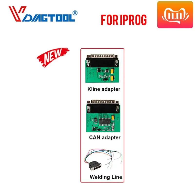 Can Kline Welding Iprog+ ключевой программатор поддержка IMMO+ коррекция пробега+ сброс подушки безопасности Iprog Pro Extar Kline& CAN адаптер MB IR сварочная линия - Цвет: Can Kline Welding
