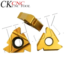 MMT22ER N60 US735 MMT22ER N60 VP15TF Inserts de filetage en carbure, outil de tournage, outil de coupe CNC pour tour de filetage externe