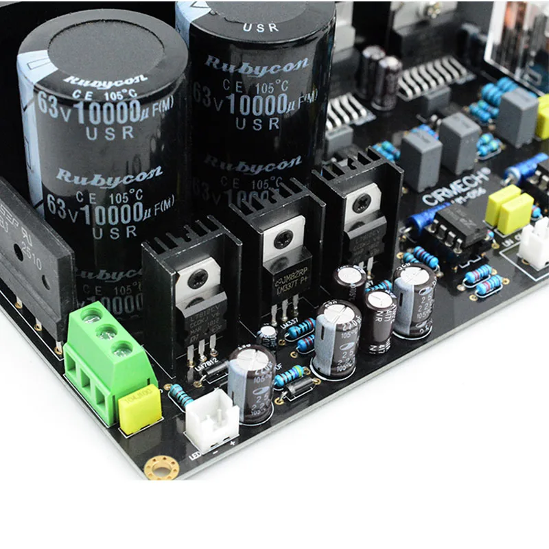 UNISIAN TDA7293 DC servo Auido усилитель мощности плата 100 Вт+ 100 Вт TDA 7293 OP07 NE5534 высокомощные усилители для домашней аудиосистемы