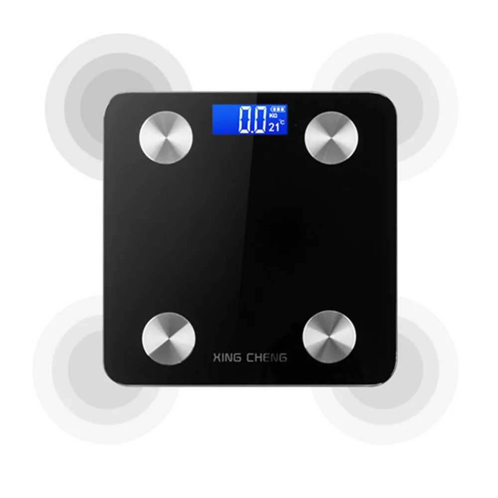 New Black Intelligent Body Fat Scale Household Electronic Scale Human Body Weight Scale Human Body Scale