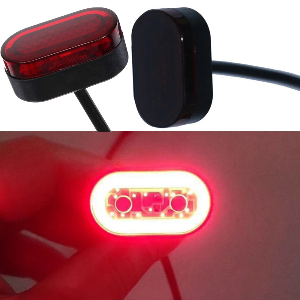 

Electric Scooter Brake Light Taillight Safety Warning Stoplight for Xiaomi M365 M187 Pro Rear Tail Lamp Night Cycling Accessory