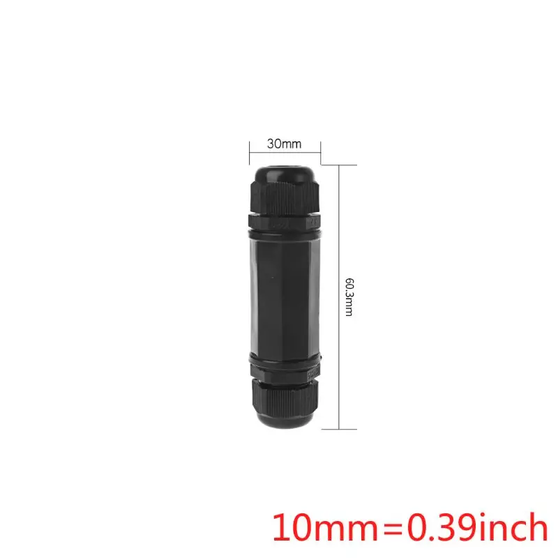 RJ45 Waterproof Connector IP67 Ethernet Network Cable Connector Double Head Outdoor LAN Coupler Adapter Female Cat5 5