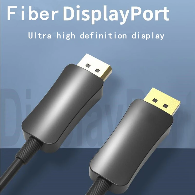 4K 60Hz 1 2 версия DP волоконно оптическая линия передачи позолоченный не ржавеет HD